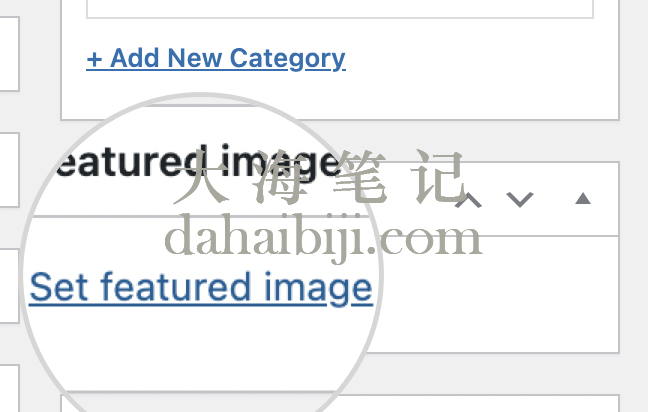 设置WordPress特色图片